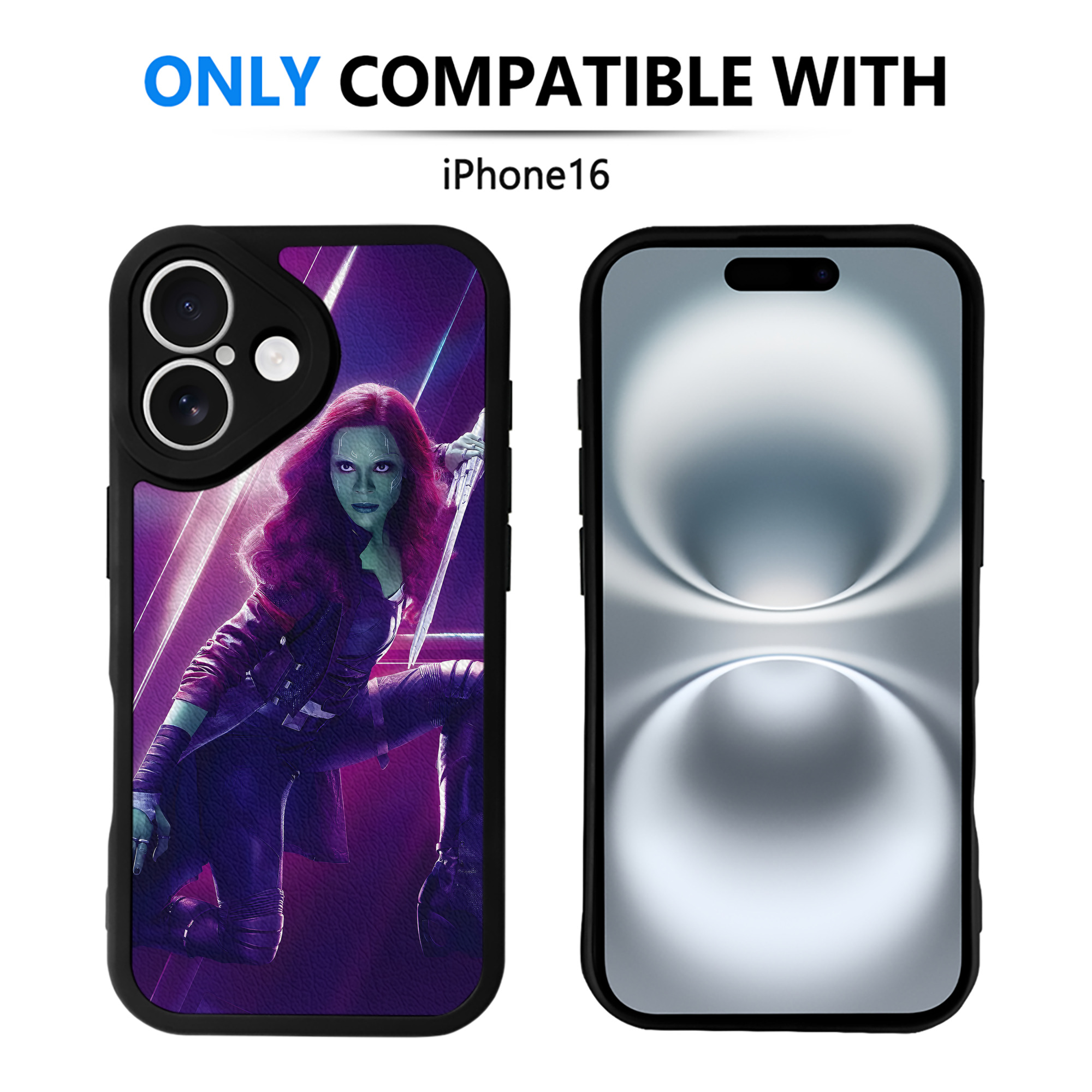 （画像用） アベンジャーズ The Avengers 【iPhone 16シリーズ対応】シリコンスマホケース（レザー調） 材質：シリコン